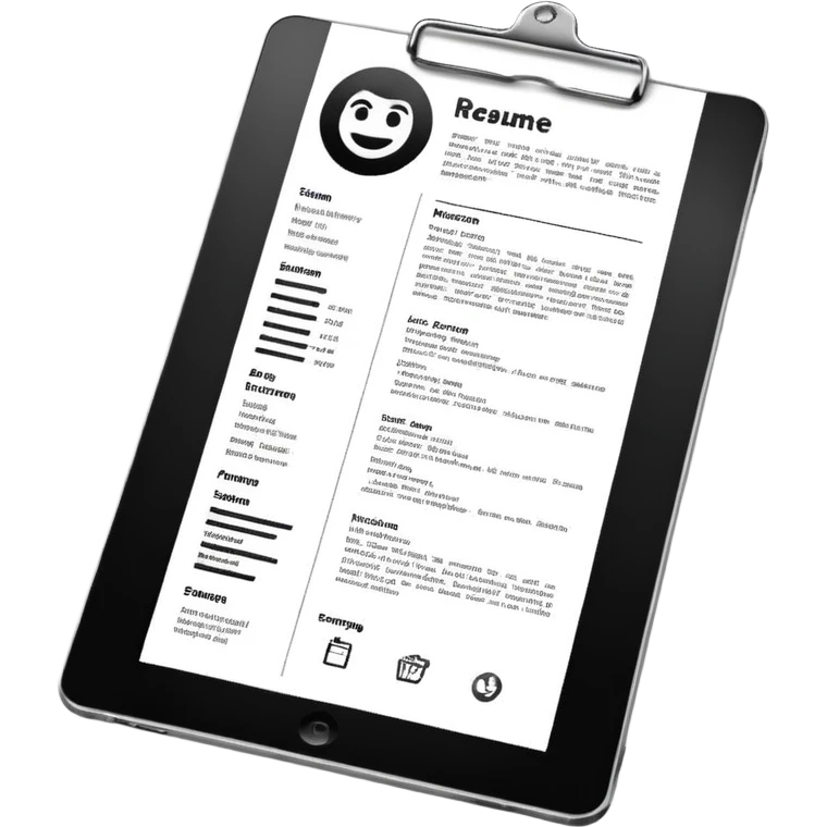 resume letter emoji