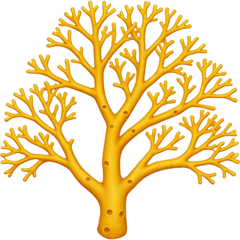 yellow Coral  emoji