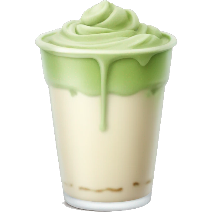 Ice Matcha-latte  emoji