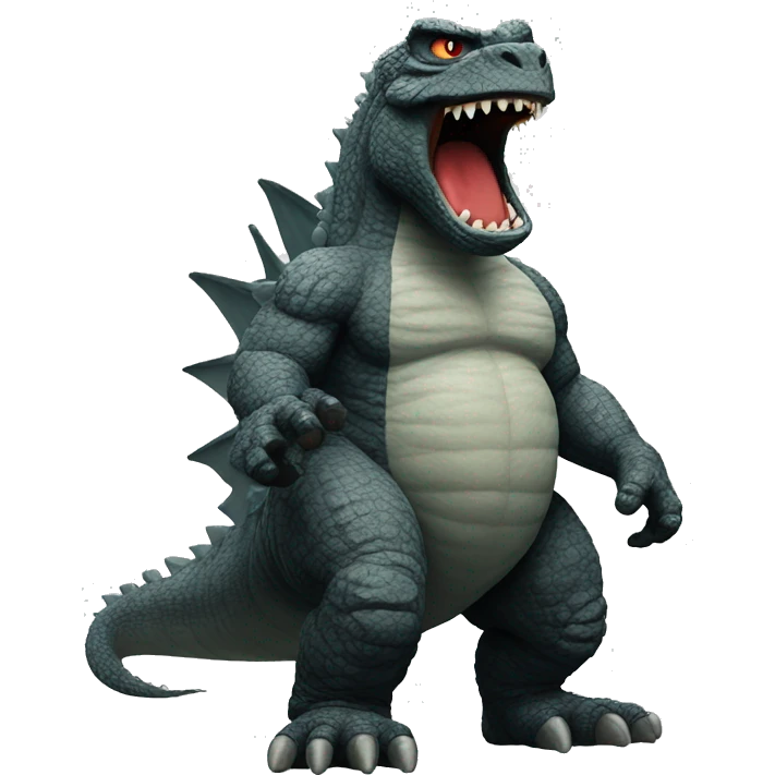 Confused Godzilla emoji