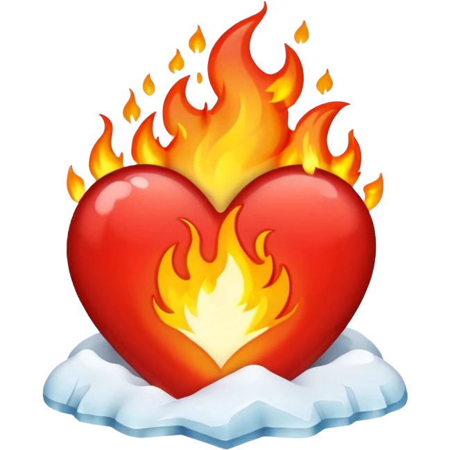❤️‍🔥❄️ emoji