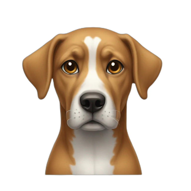 Un chien qui fume emoji