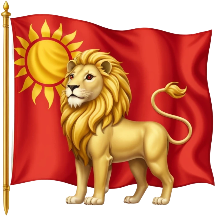 The Lion and Sun Flag of Iran emoji