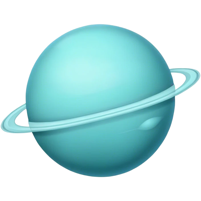 Planet Uranus emoji
