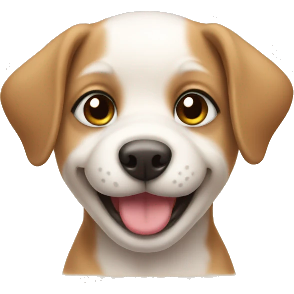Cute puppy emoji