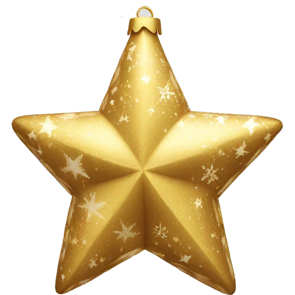 christmas decoration star emoji
