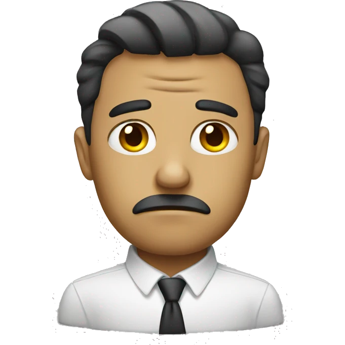 Sad business emoji