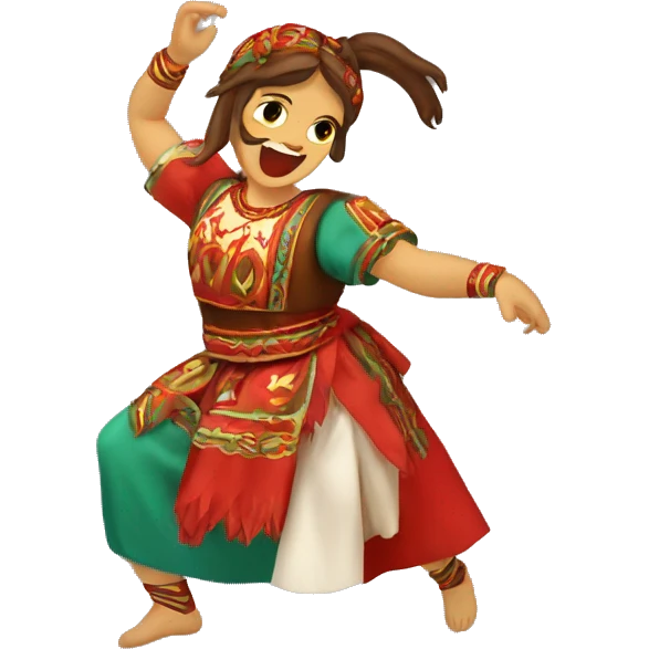 Bulgarian horo dance emoji