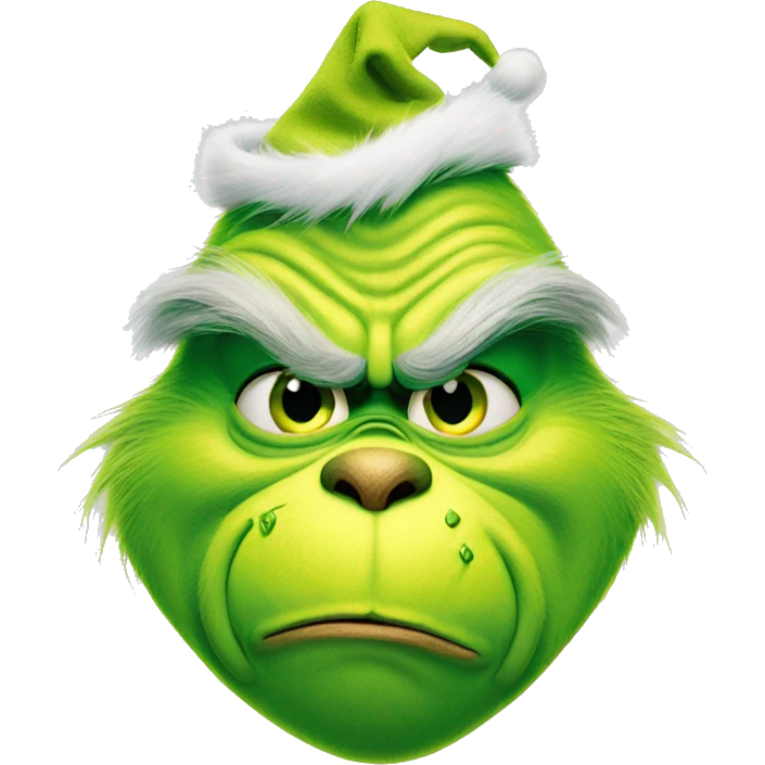 The grinch  emoji