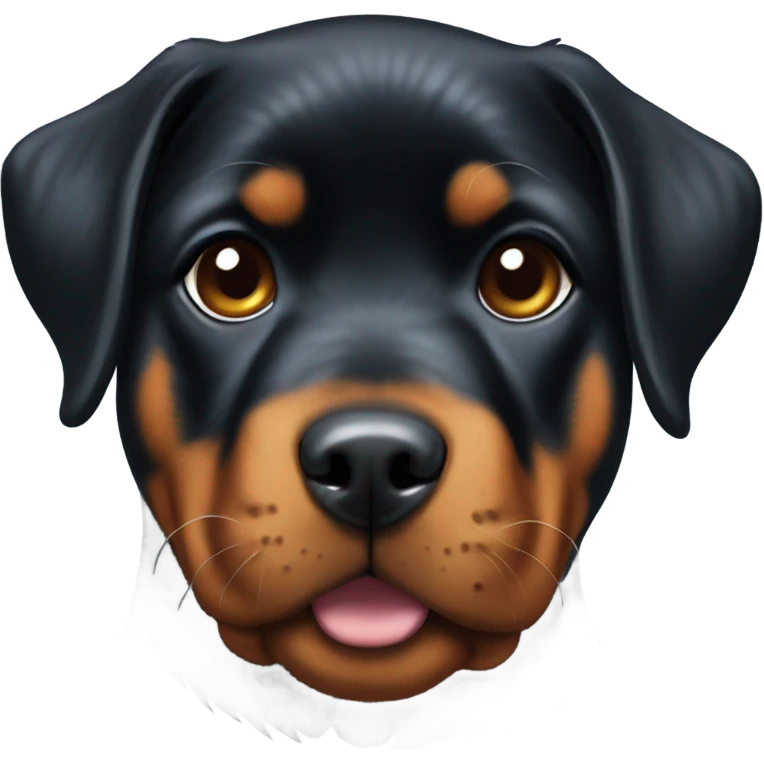 Rottweiler puppy emoji