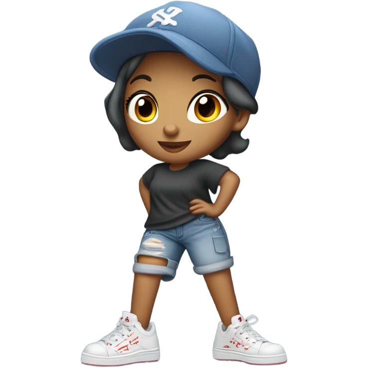 Tomboy girl emoji