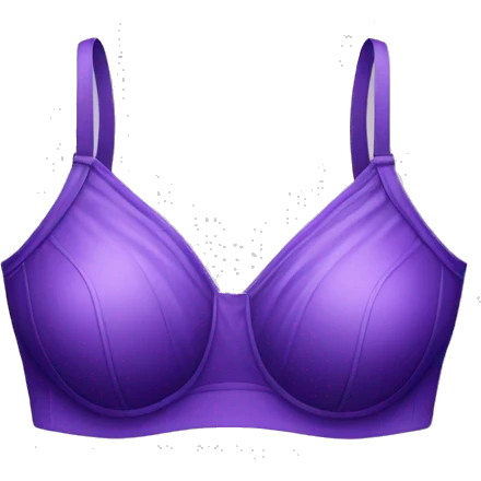 purple brassiere emoji