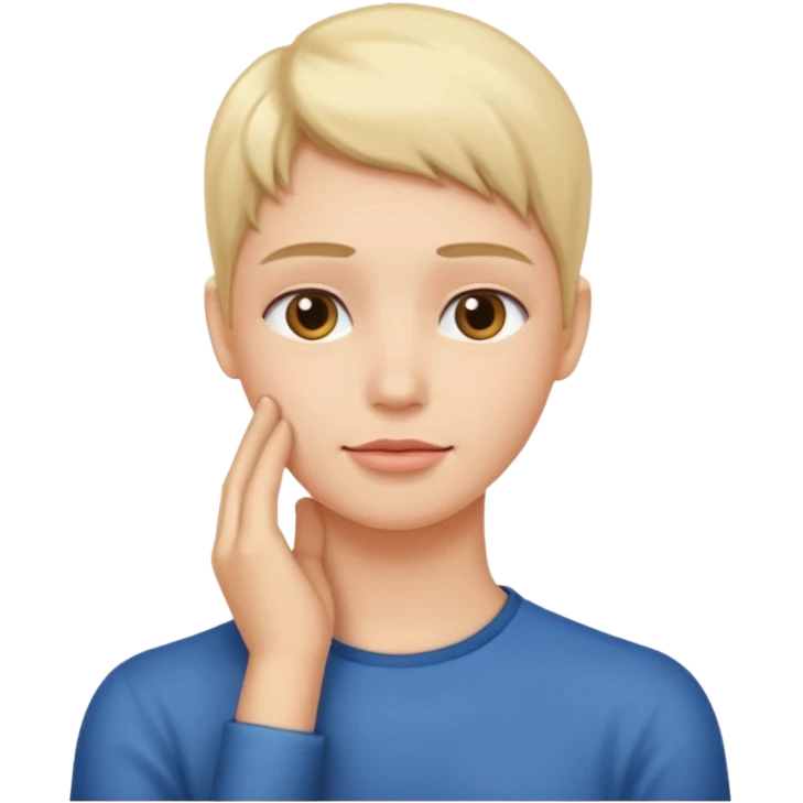 Hand single into neck  emoji