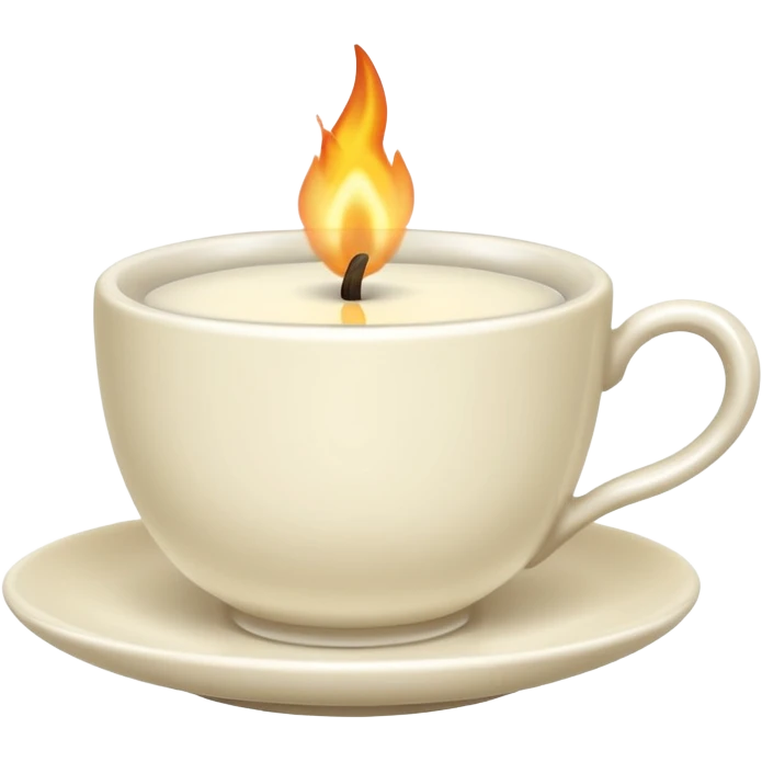 stylishteacup candle emoji