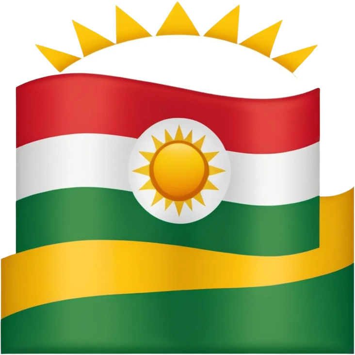 kurdistan flag emoji