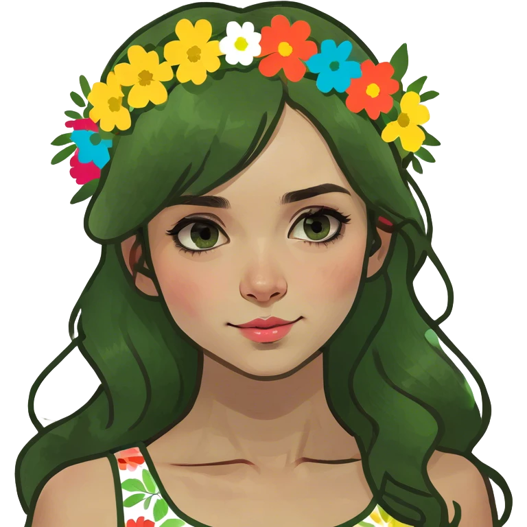 beautiful brunette girl emoji