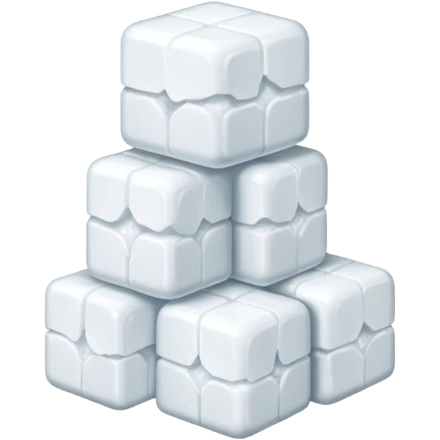 White sugar in cubes emoji