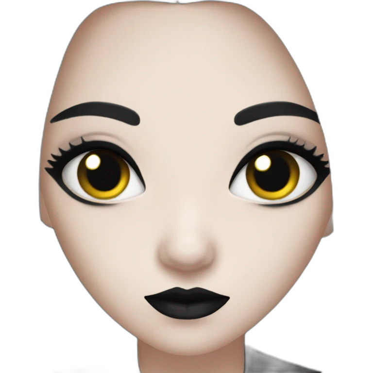 goth girl emoji