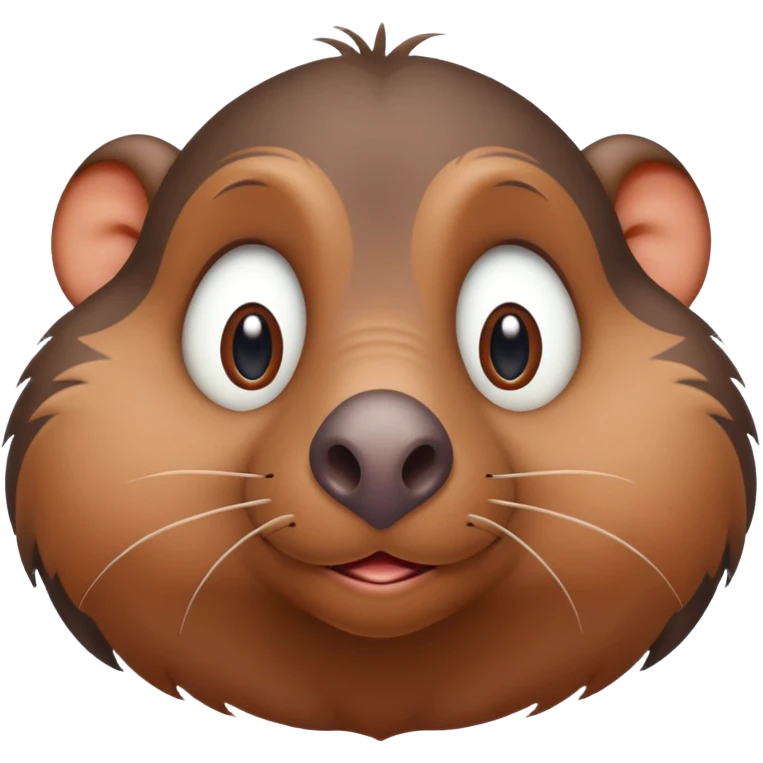 Старый жадный крот из сказки Дюймовочка с вопросом emoji
