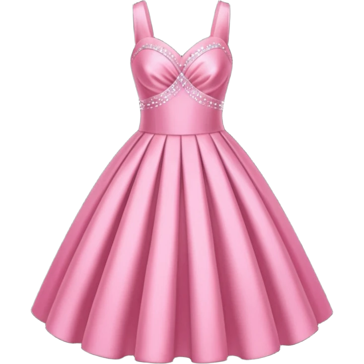 Pink dress sparkles  emoji