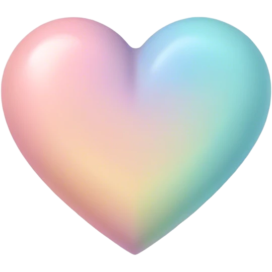 Corazón pastel emoji