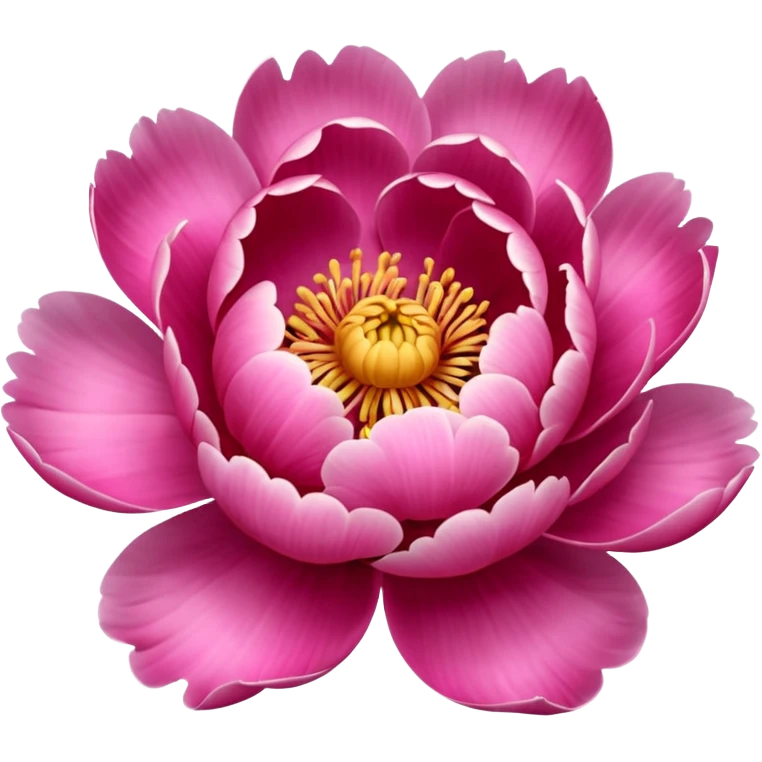 Pink peony emoji emoji