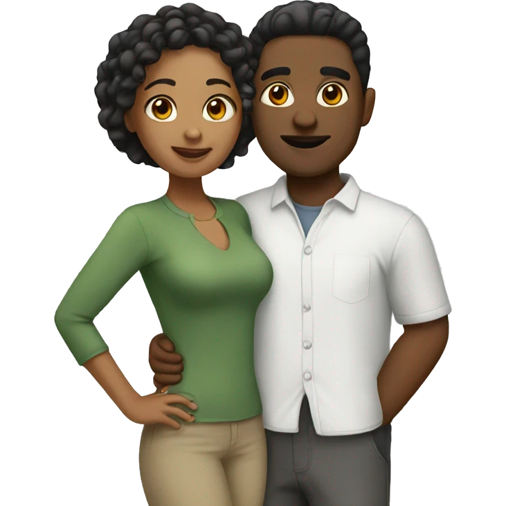 Mixed couple  emoji