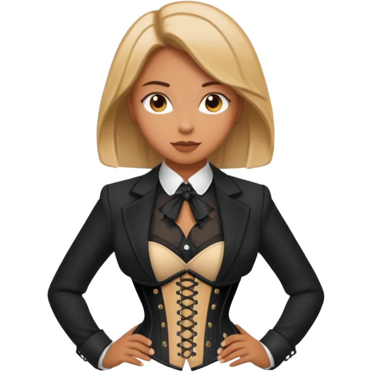 mixture of corset and blazer emoji