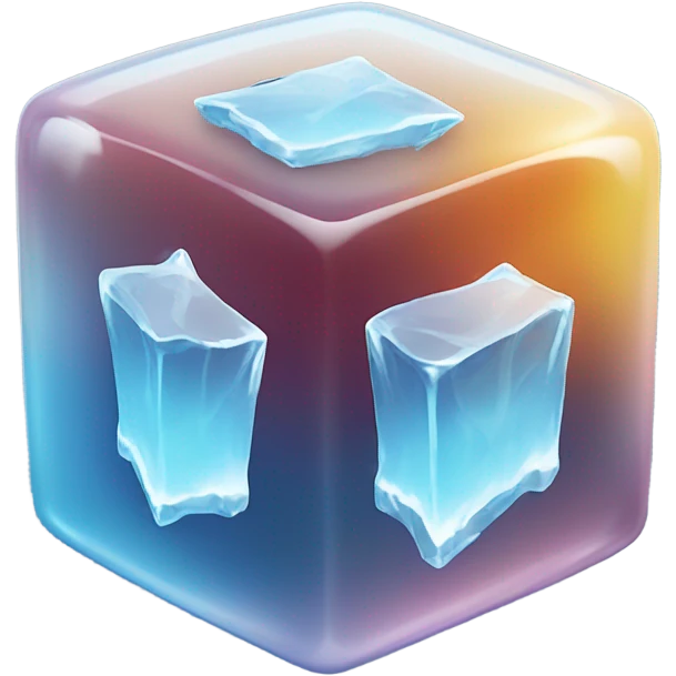 Hot ice emoji