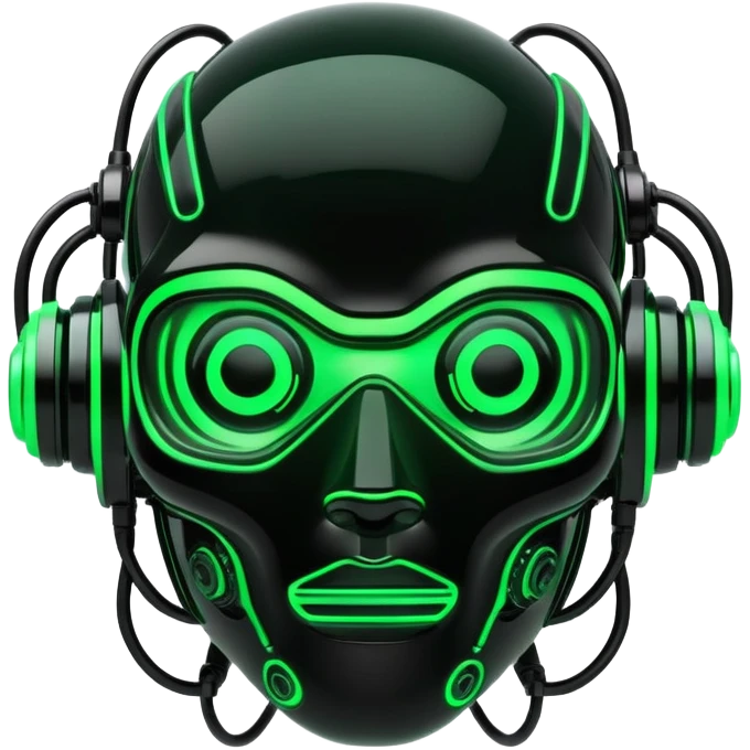 Black And Green Cyber Aesthetic emoji
