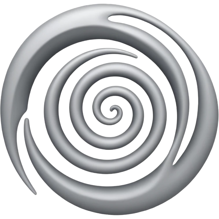 air flow with white and grey color mixing emoji