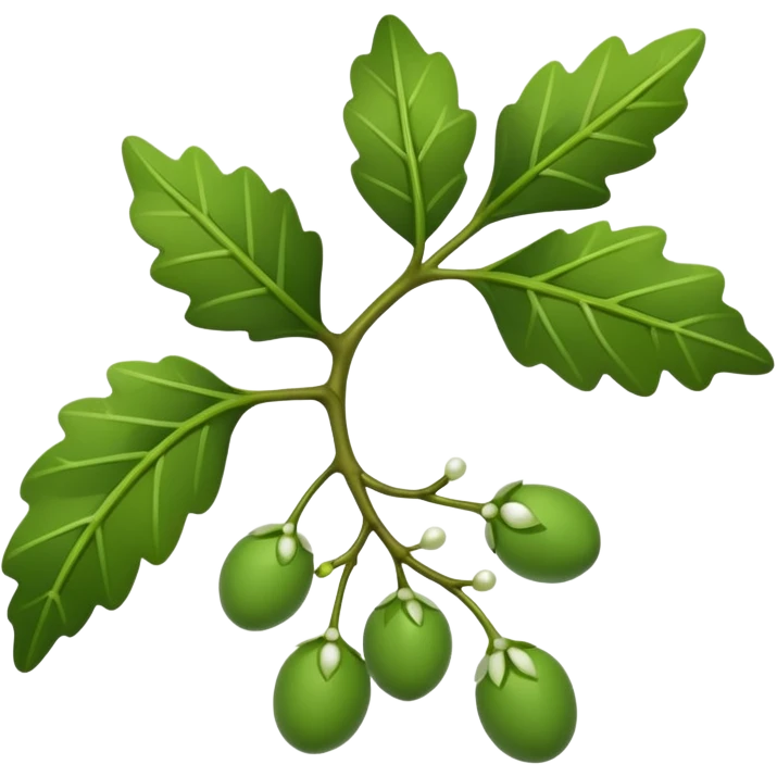 christmas mistletoe emoji