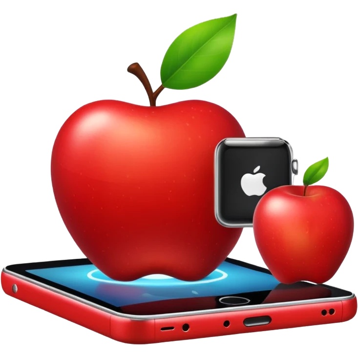 middle gray apple ELECTRONIC DEVICE emoji