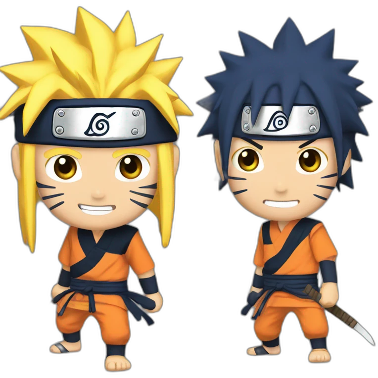 naruto fighting emoji emoji
