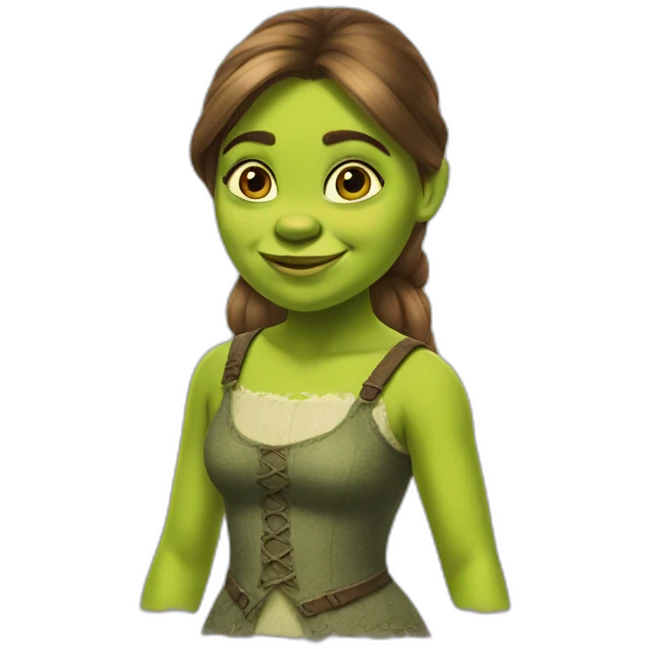 Shrek girl emoji