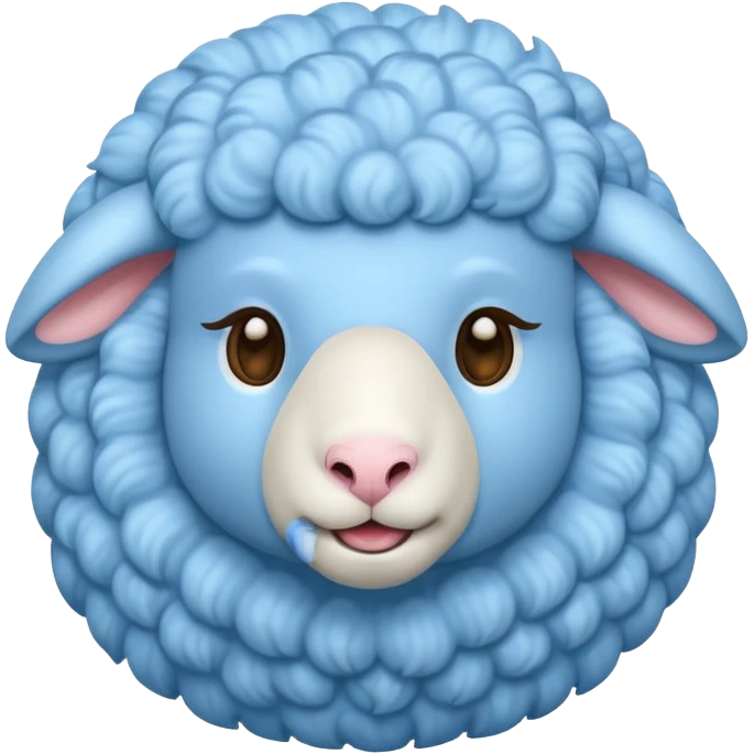 light blue sheep emoji
