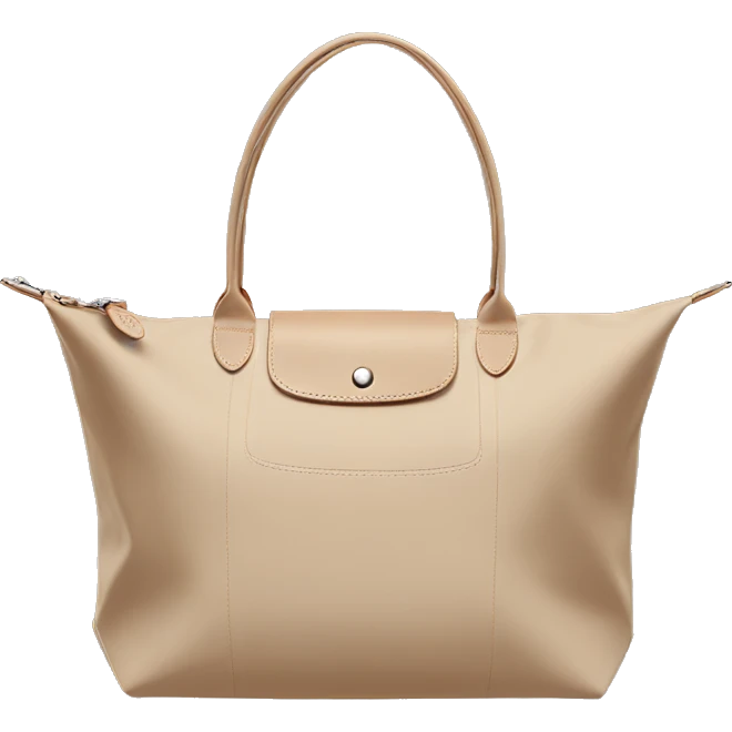 Beige longchamp bag  emoji