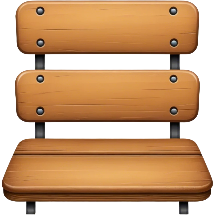 School seat top view emoji