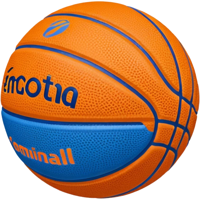 blue basketball ball emoji
