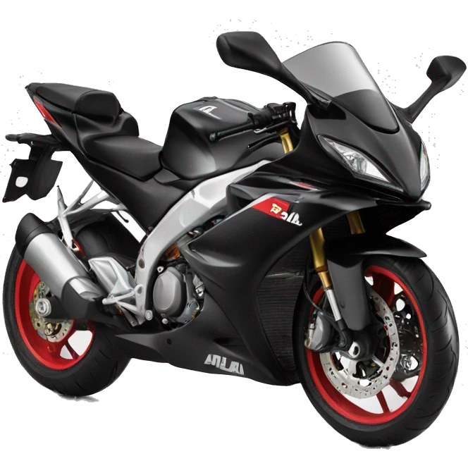 Aprilia rs125 black  emoji