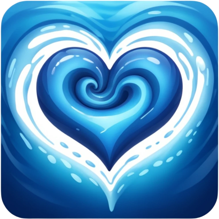 ocean heart emoji