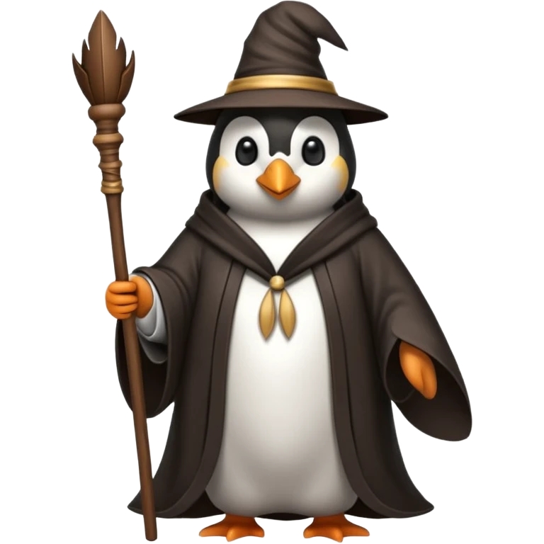 Penguin Wizard emoji