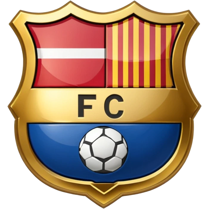 Escudo fc Barcelona  emoji