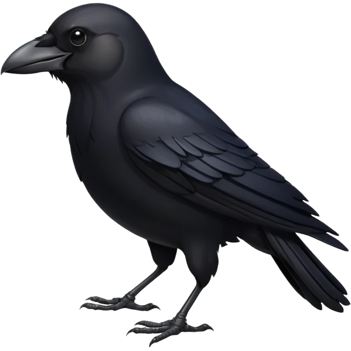 Happy crow emoji