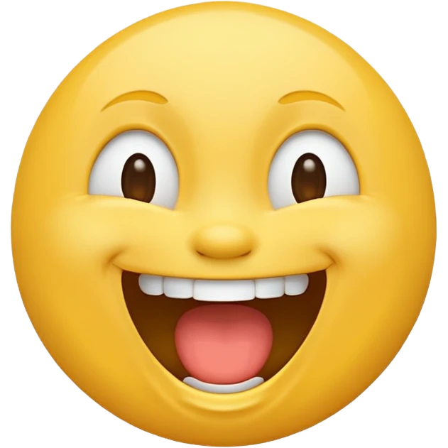 laughing face emoji, wide open mouth emoji