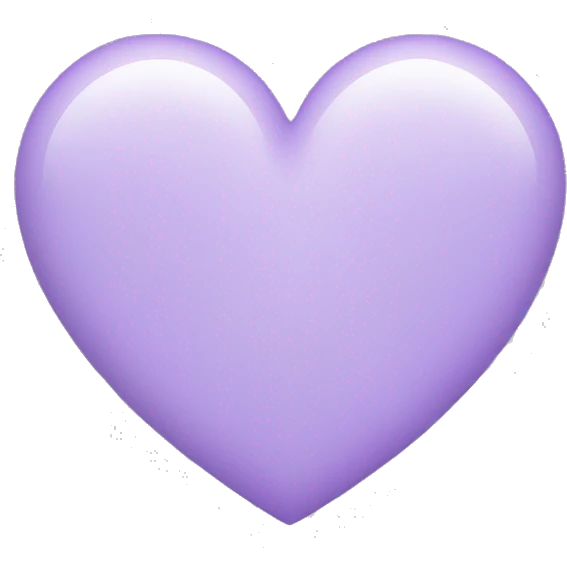 Pastel purple heart emoji