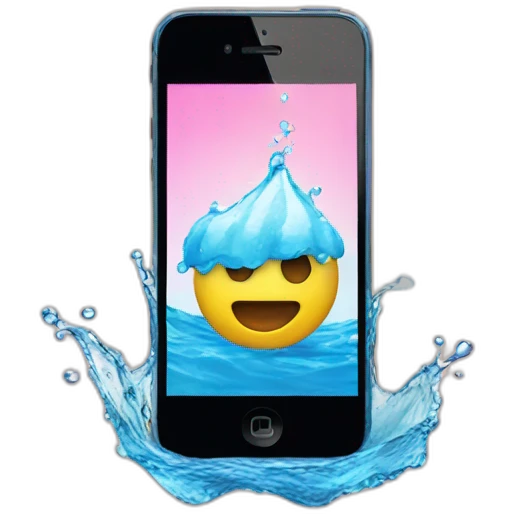 iphone in water emoji