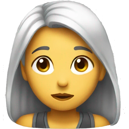 Shy kiss emoji