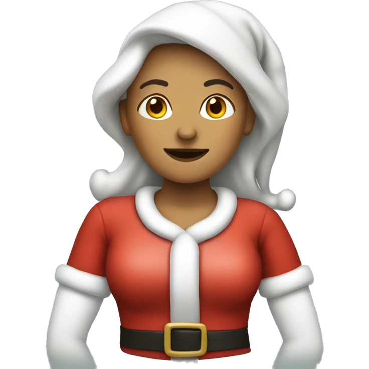 Santa as a woman emoji