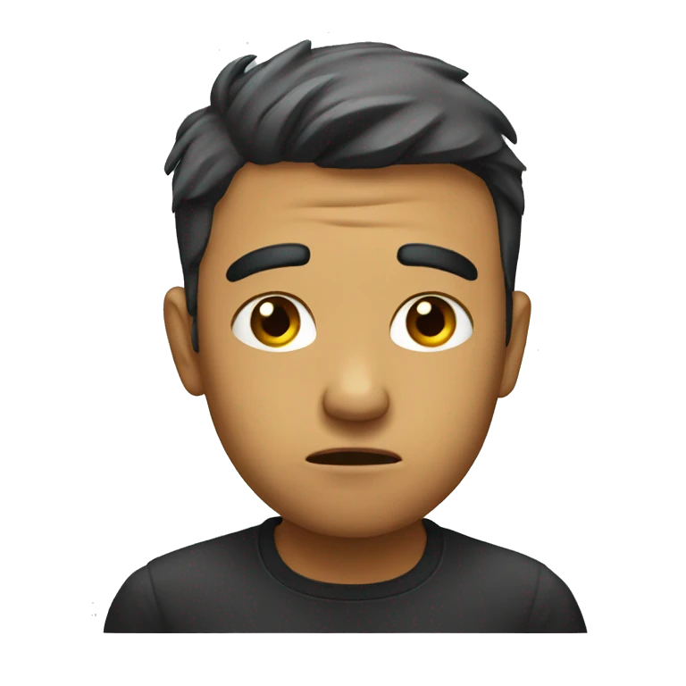 Disappointed emoji